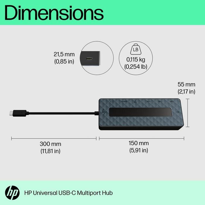 HP Universal USB-C Multiport Hub 4 HP Universal USB-C Multiport Hub 4