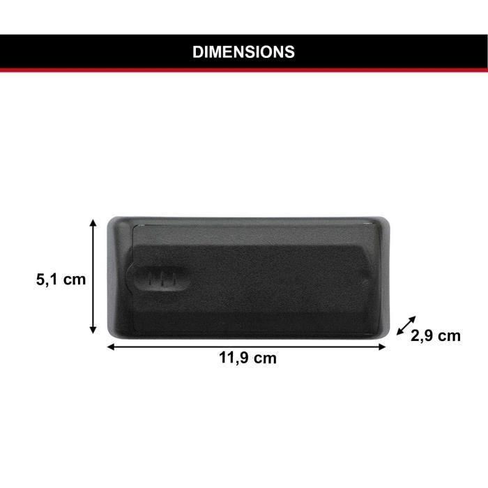 Mini caja de llaves magnéticas MASTER LOCK: lugar para ocultar la llave del automóvil 4 Mini caja de llaves magnéticas MASTER LOCK: lugar para ocultar la llave del automóvil 4