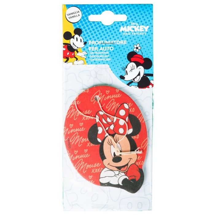 Disney Minnie Ambientador Coche CZ11006 Larga Duración Vainilla Con Cordón Elástico Disney Minnie Ambientador Coche CZ11006 Larga Duración Vainilla Con Cordón Elástico