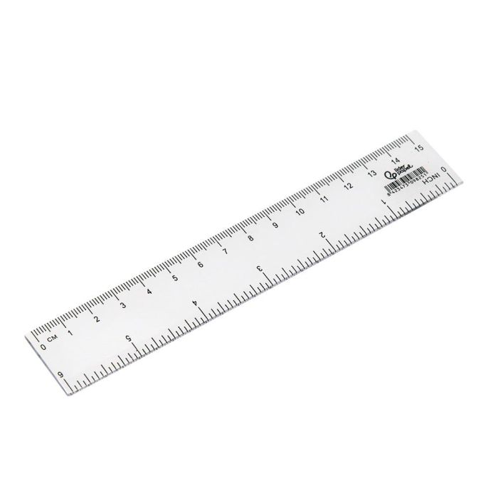 Regla Liderpapel Plastico Cristal 15 cm 20 unidades 3