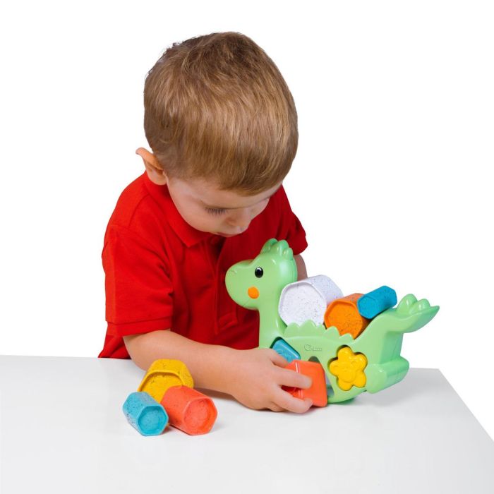 Chicco Dino Lino Ecológico 00010499100000 Juguete 3 en 1 para desarrollo de habilidades 3