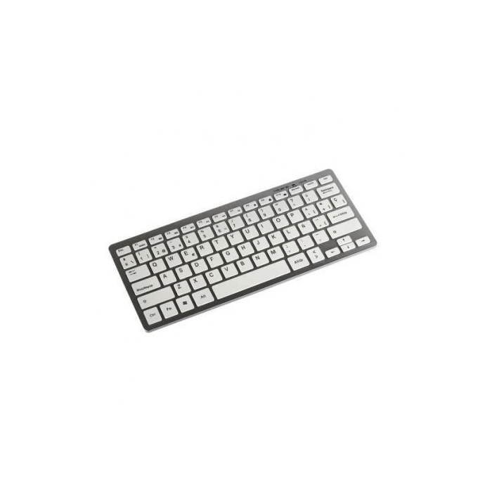Tacens 6LEVISCOMBOV2 Teclado y Ratón Inalámbricos Compacto Ultrafino Multimedia Blanco con Sensor Óptico 1200-2000 DPI Tecnología 2.4G