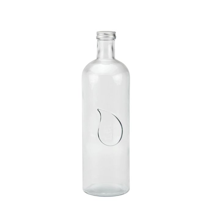 La Mediterranea Botella de Vidrio con Tapón de Metal 1.6L - 9.8 x 32.9 x 9.8 cm 2
