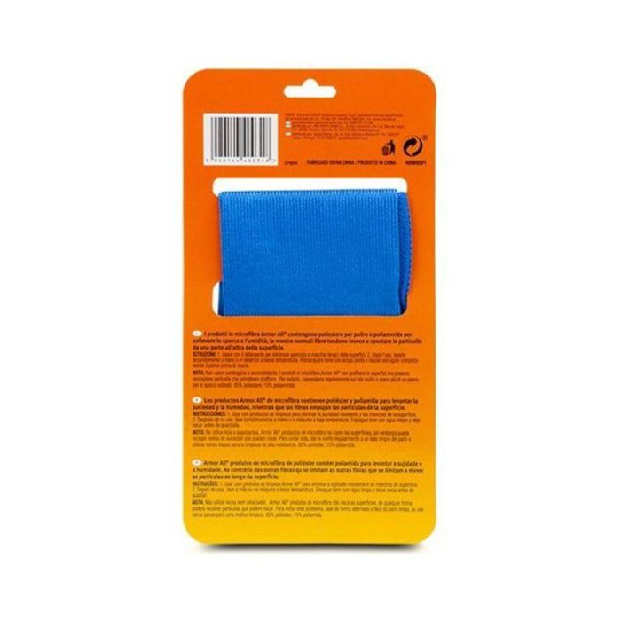 Toalla Armor All AA40089SPI Microfibra Limpiacristales Azul 2