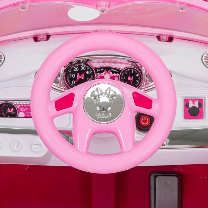 Coche Eléctrico para Niños Huffy 17315W Blanco Negro Rosa 1