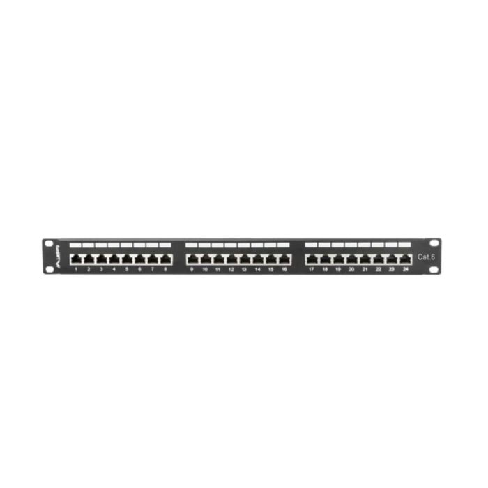 Lanberg PPS6-1024-B Patch Panel 24 Puertos RJ-45 Cat6 1U Negro Metal 4 Lanberg PPS6-1024-B Patch Panel 24 Puertos RJ-45 Cat6 1U Negro Metal 4