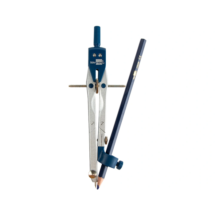 Liderpapel Compás Micrométrico Articulado con Adaptador y Minas de 2 mm, Longitud 17 cm, 20x83x198 mm 4