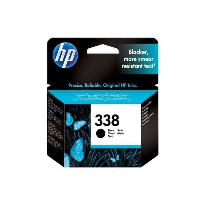 HP PSC-1510/1610/2355/2610/2710, Deskjet 5740/6540/6840, PS-8150/8450 Cart. Negro Nº338, 11ml