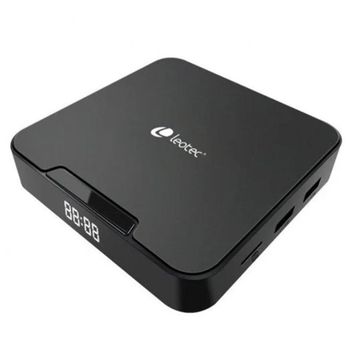 Leotec LETVBOX21 Android TV Box 4K Ultra HD Quad-Core 64GB ROM 4GB RAM Android 11 WiFi Dual Band Bluetooth con Mando Negro 0 Leotec LETVBOX21 Android TV Box 4K Ultra HD Quad-Core 64GB ROM 4GB RAM Android 11 WiFi Dual Band Bluetooth con Mando Negro 0