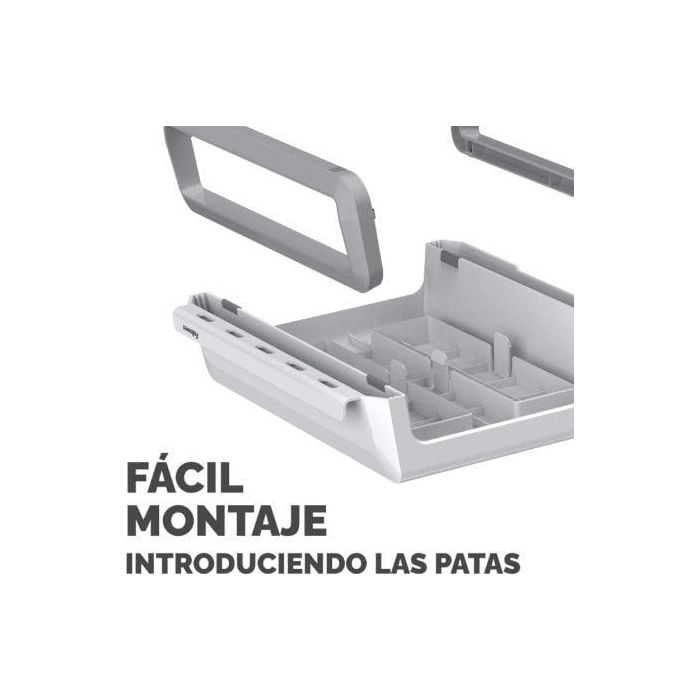 Fellowes Soporte Elevador Para Monitor Breyta - 3 Ajustes de Altura, Diseño Ergonómico, Blanco 3 Fellowes Soporte Elevador Para Monitor Breyta - 3 Ajustes de Altura, Diseño Ergonómico, Blanco 3