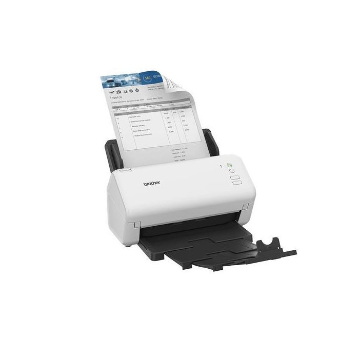 Brother Escáner de Sobremesa ADS4100, Doble Cara, USB, 35 ppm Monocromo/Color, Resolución 600x600 ppp Brother Escáner de Sobremesa ADS4100, Doble Cara, USB, 35 ppm Monocromo/Color, Resolución 600x600 ppp