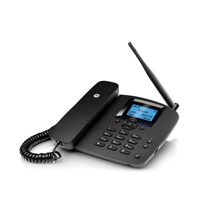 Motorola Telefono Inalambrico Fw200 L Con Sim 2 gr Gsm Con Bateria Auxiliar Negro Motorola Telefono Inalambrico Fw200 L Con Sim 2 gr Gsm Con Bateria Auxiliar Negro