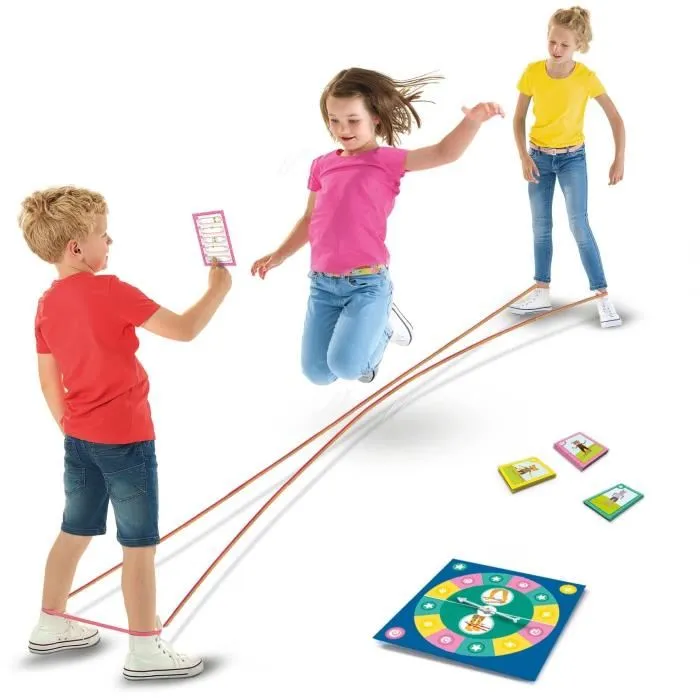 Ses Creative SES8710341022488 Saltar! Animales - Saltos Elásticos: Desafíos con Cartas 1