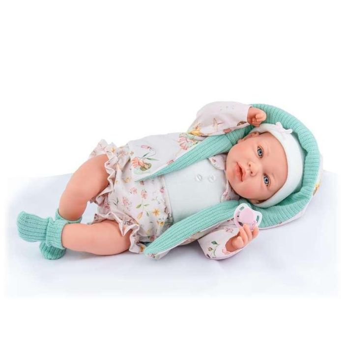 Marina & Pau Muñeca Ane Mint Cuerpo Blandito en Estuche con Chupete, 45cm 1