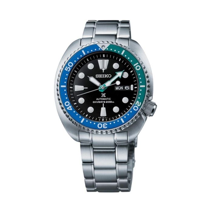 Reloj Hombre Seiko SRPJ35K1 Negro Plateado