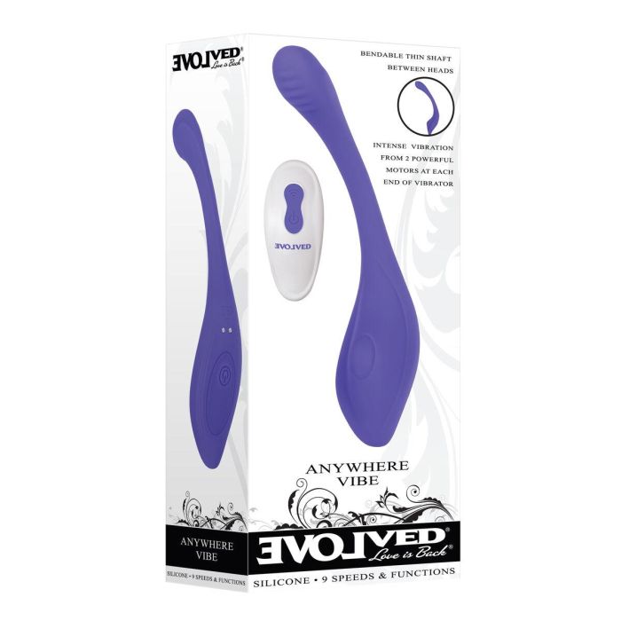 Vibrador Doble Estimulación Evolved Morado 4 Vibrador Doble Estimulación Evolved Morado 4