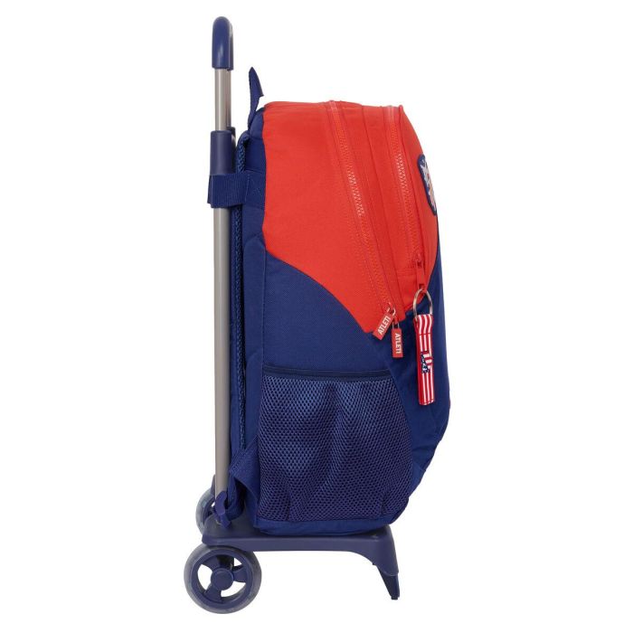 Mochila Escolar con Ruedas Atlético Madrid Azul Rojo 32 x 44 x 16 cm 2