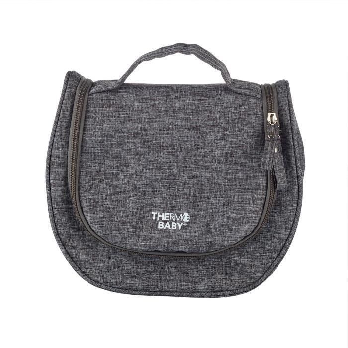 Neceser THERMOBABY - con accesorios - gris jaspeado 3 Neceser THERMOBABY - con accesorios - gris jaspeado 3