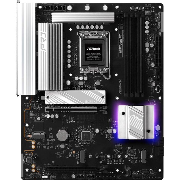 ASRock 90-MXBRM-A0UAYZ Placa Base B860 LGA 1851 ATX 4 DDR5 256GB 2.5G LAN HDMI DP SATA3 M.2 1