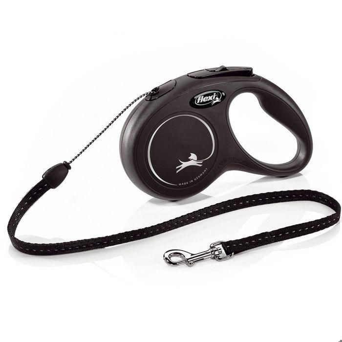 Correa Flexi New Classic M Cordón 5M Negro Correa Flexi New Classic M Cordón 5M Negro