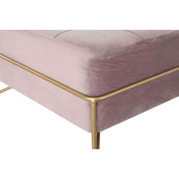 Descalzadora Glam DKD Home Decor Rosa Dorado 80 x 42 x 80 cm 3