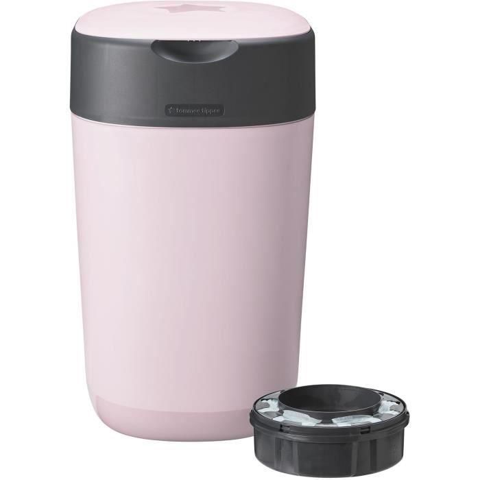 Tommee Tippee Contenedor Pañales Twist & Click Anti-Olores 99% Gérmenes Eliminados con Recarga Inicial y Capacidad 30 Pañales Rosa Tommee Tippee Contenedor Pañales Twist & Click Anti-Olores 99% Gérmenes Eliminados con Recarga Inicial y Capacidad 30 Pañales Rosa