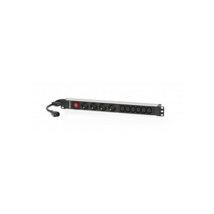 Salicru Regleta Rack 19 Pulgadas SPS PDU 4F+6F SCH+C13/C14, 10A, Protección Infantil, IP20 Salicru Regleta Rack 19 Pulgadas SPS PDU 4F+6F SCH+C13/C14, 10A, Protección Infantil, IP20