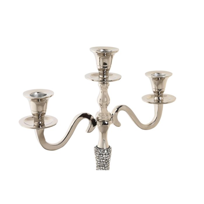 Candelabro Tradicional DKD Home Decor Plateado 10 x 35 x 26 cm 1