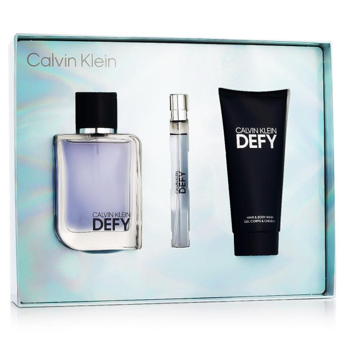 Set de Perfume Hombre Calvin Klein Defy 3 Piezas 1