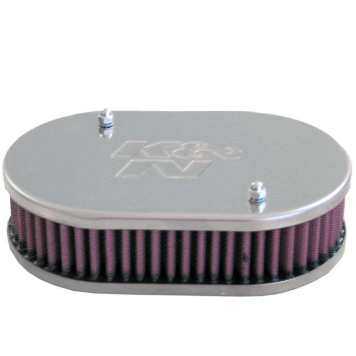 K&N 56-9164 KN56-9164 Filtro de Aire Universal con Abrazadera, Brida Flexible para Ajuste Seguro - Formas Redonda, Cónica u Ovalada