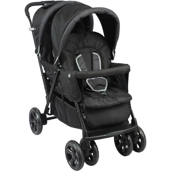 Cochecito Doble BAMBISOL - Totalmente equipado - Protector de lluvia incluido - Fácil plegado 1 Cochecito Doble BAMBISOL - Totalmente equipado - Protector de lluvia incluido - Fácil plegado 1