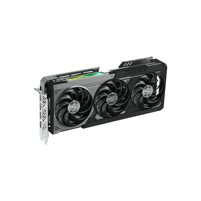 ASRock RX 9070XT Radeon Steel Legend Dark 16GB GDDR6 3 ventiladores PCI Express 5.0 1