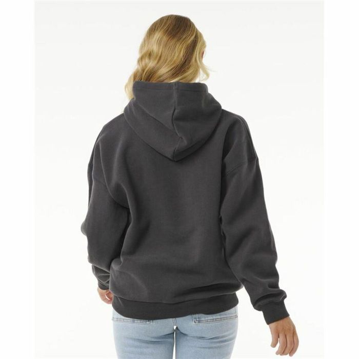 Sudadera con Capucha Mujer Rip Curl Varsity Negro 4 Sudadera con Capucha Mujer Rip Curl Varsity Negro 4