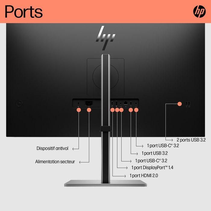 HP E32k G5 4K USB-C Monitor 21 HP E32k G5 4K USB-C Monitor 21