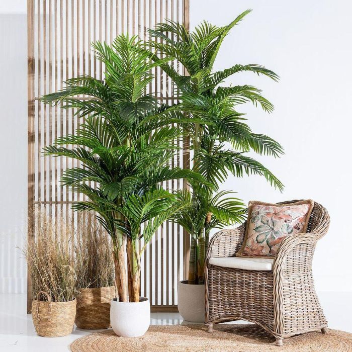 Planta Decorativa 100 x 130 x 210 cm Verde PVC Palmera 3