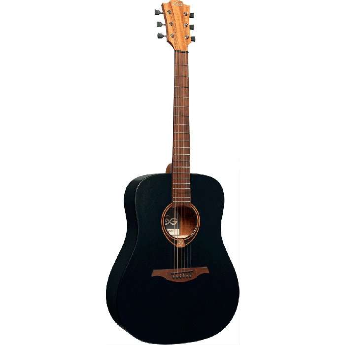 Guitarra Acústica Lâg Dreadnought Tramonatane 70 - Negro Satinado 10 Guitarra Acústica Lâg Dreadnought Tramonatane 70 - Negro Satinado 10