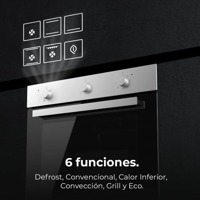 Cecotec Horno Multifunción Bolero Hexa Inox 2800W 70L Temporizador y Vapor 11 Cecotec Horno Multifunción Bolero Hexa Inox 2800W 70L Temporizador y Vapor 11