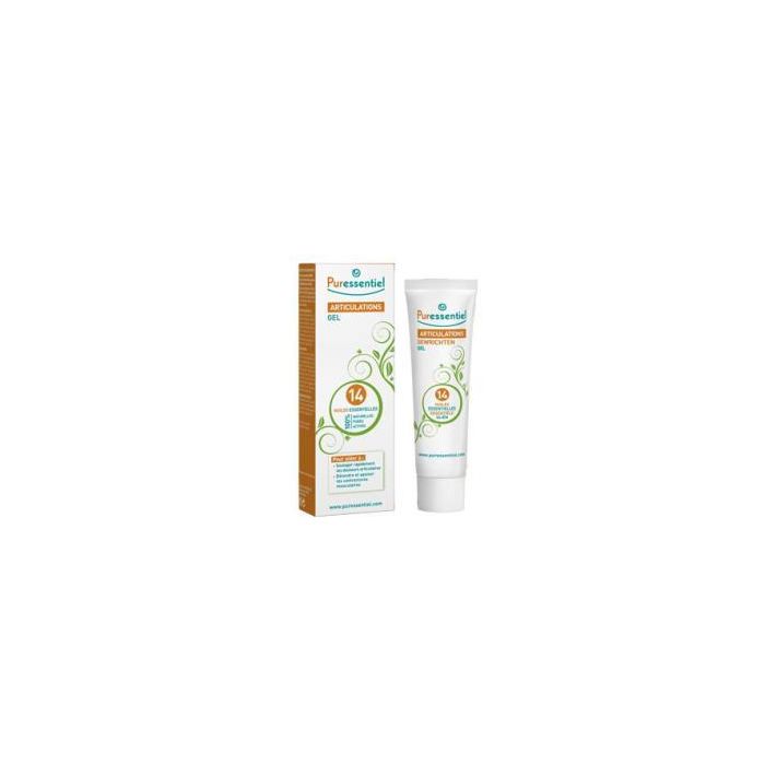 PURESSENTIEL Gel Articulaciones y Músculos con 14 Aceites Esenciales para Aliviar Molestias Crónicas o Traumáticas 60ml