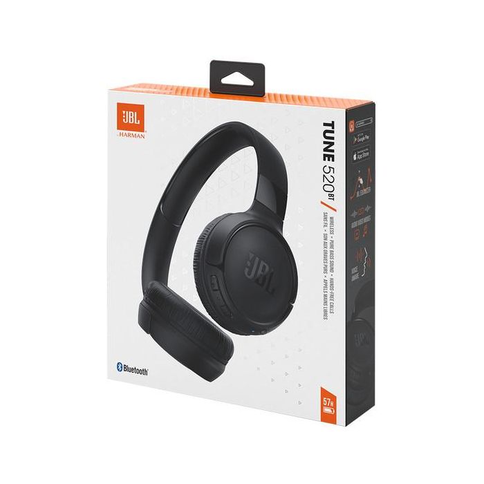 JBL Auriculares Inalámbricos Tune 520BT Negros con 57 horas de batería 2 JBL Auriculares Inalámbricos Tune 520BT Negros con 57 horas de batería 2