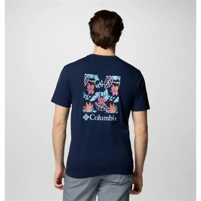 Camiseta de Manga Corta Hombre Columbia North Cascades™ Sleeve Azul oscuro 3