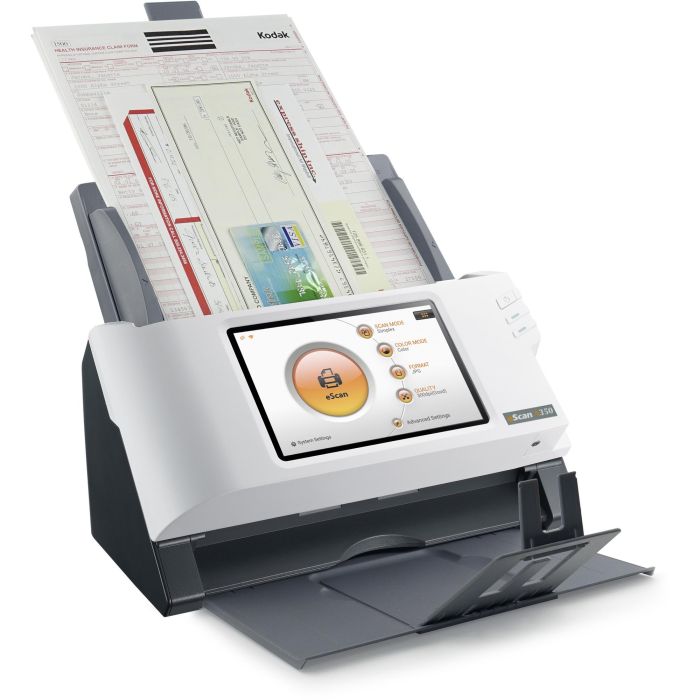 Plustek Escaner A350 Essential, 600x600 DPI, Escaner a Color, Escaneo Dúplex, Negro/Blanco, Pantalla LED 7" 11