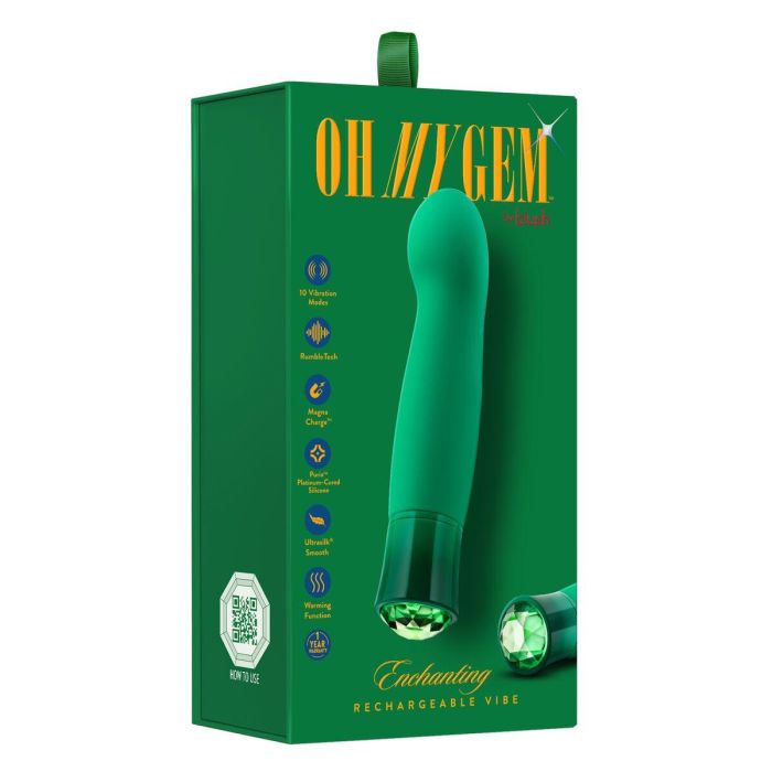 Mini Vibrador Blush Oh My Gem Verde 1 Mini Vibrador Blush Oh My Gem Verde 1