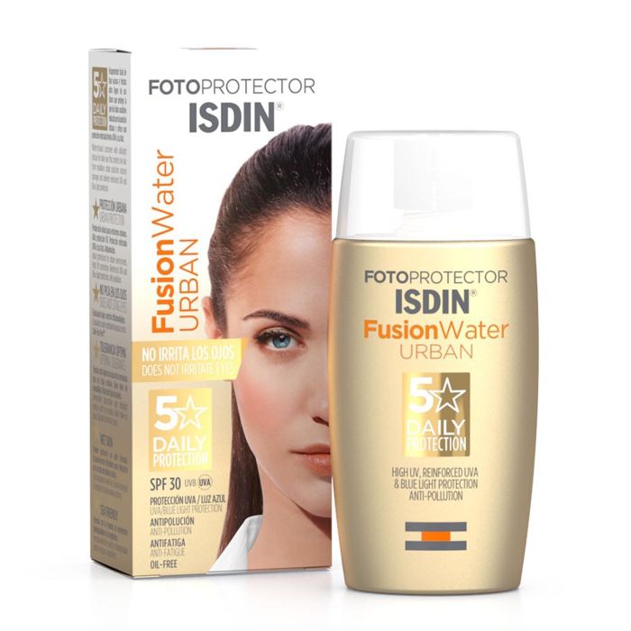 Isdin Fotoprotector fusion water urban crema SPF30 anti-polucion ultra light 50 ml