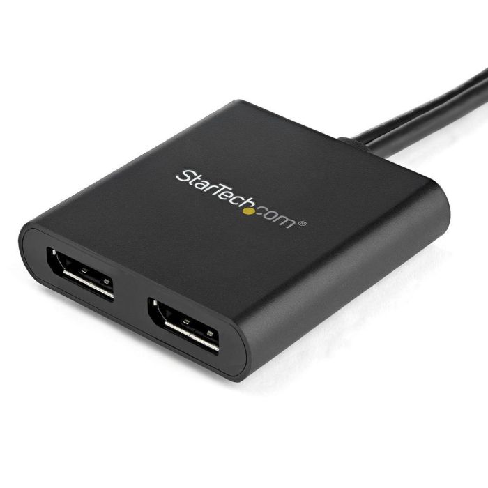 Splitter DisplayPort Startech MSTDP122DP Negro 4K Ultra HD 7 Splitter DisplayPort Startech MSTDP122DP Negro 4K Ultra HD 7