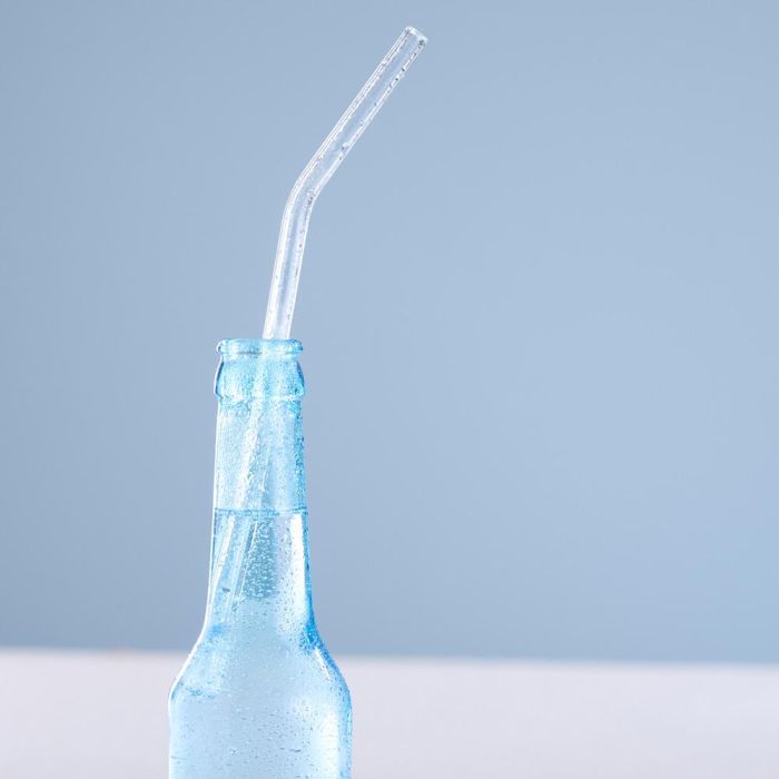 Day Juego De 4 Pajitas Reutilizables De Vidrio Borosilicado Transparentes 21.5 Cm 1