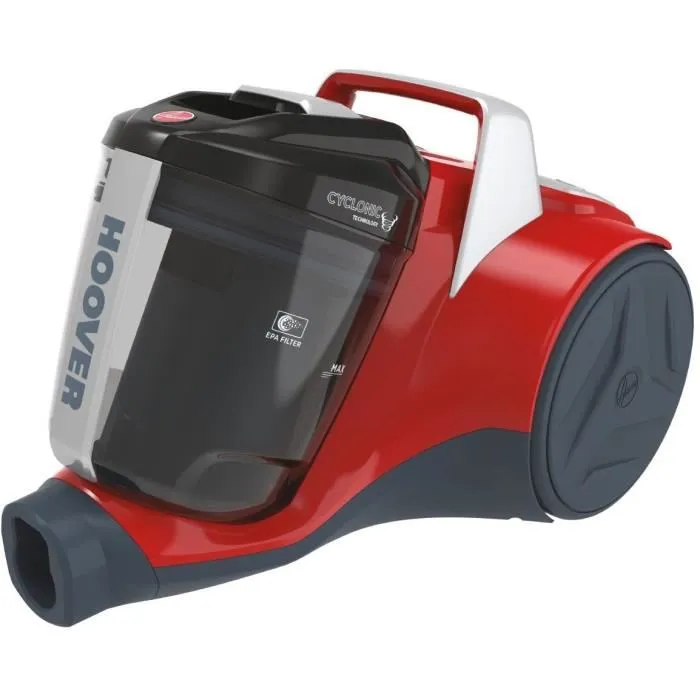 Hoover Aspiradora de trineo sin bolsa BR25HM - 700 W - 2 L - Roja 4