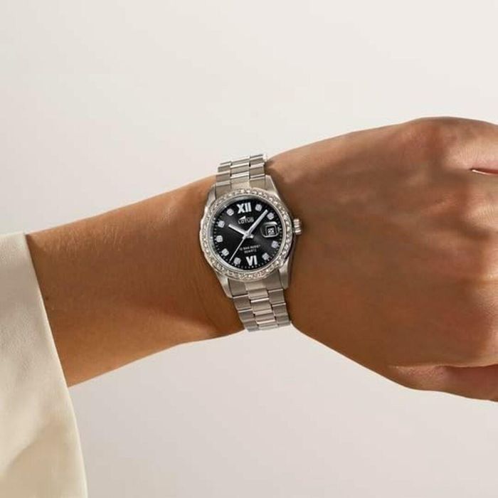 Reloj Hombre Lotus 18933/4 Negro Plateado 1 Reloj Hombre Lotus 18933/4 Negro Plateado 1