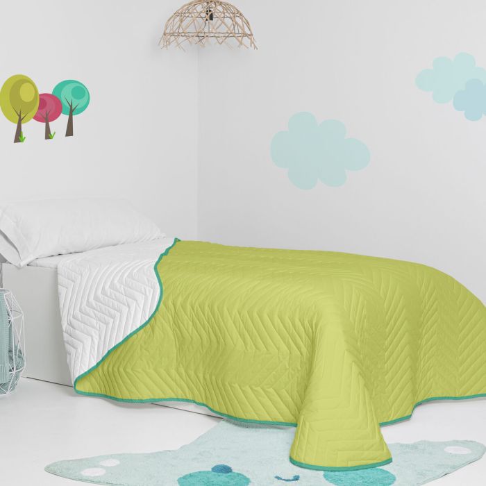 Colcha HappyFriday Basic Kids Arista Verde 200 x 260 cm 5