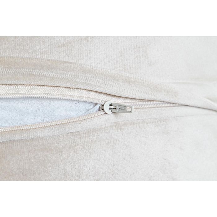 DKD Home Decor Cojin Shabby Dorado 45 x 45 x 10 cm Poliester con Flores