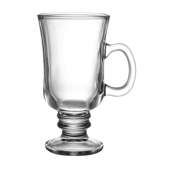 La Mediterranea Set de 2 Copas de Cristal Kaffa para Café Irlandés, 240 ml, Ø7.6 x 14.4 cm (18 Cajas) 5